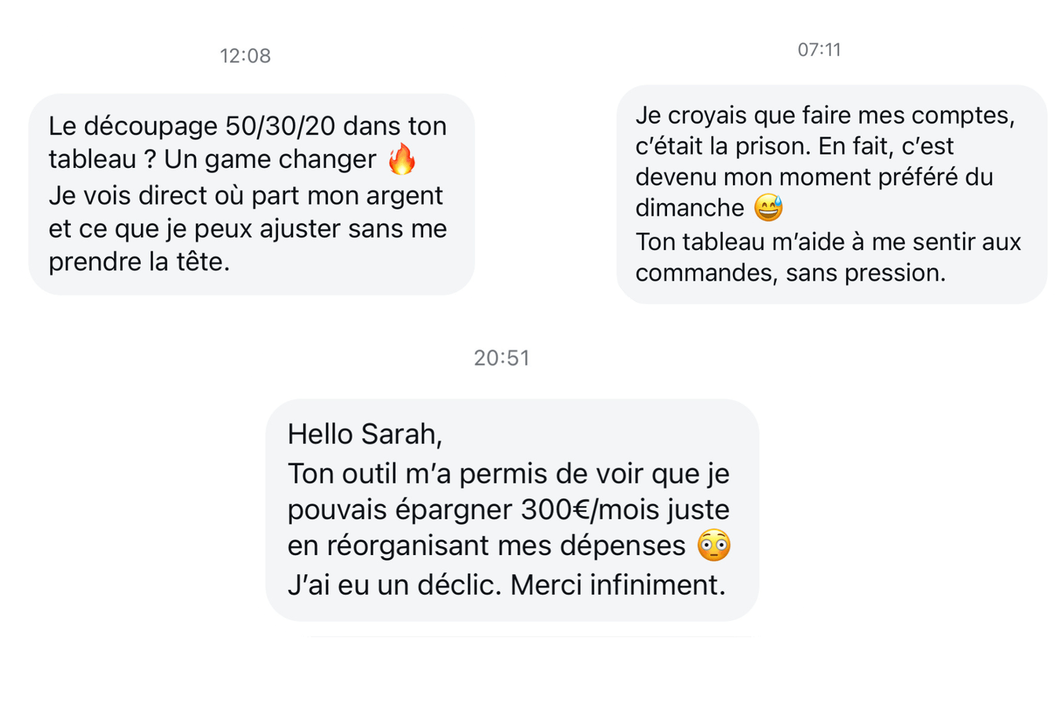 Témoignages clients